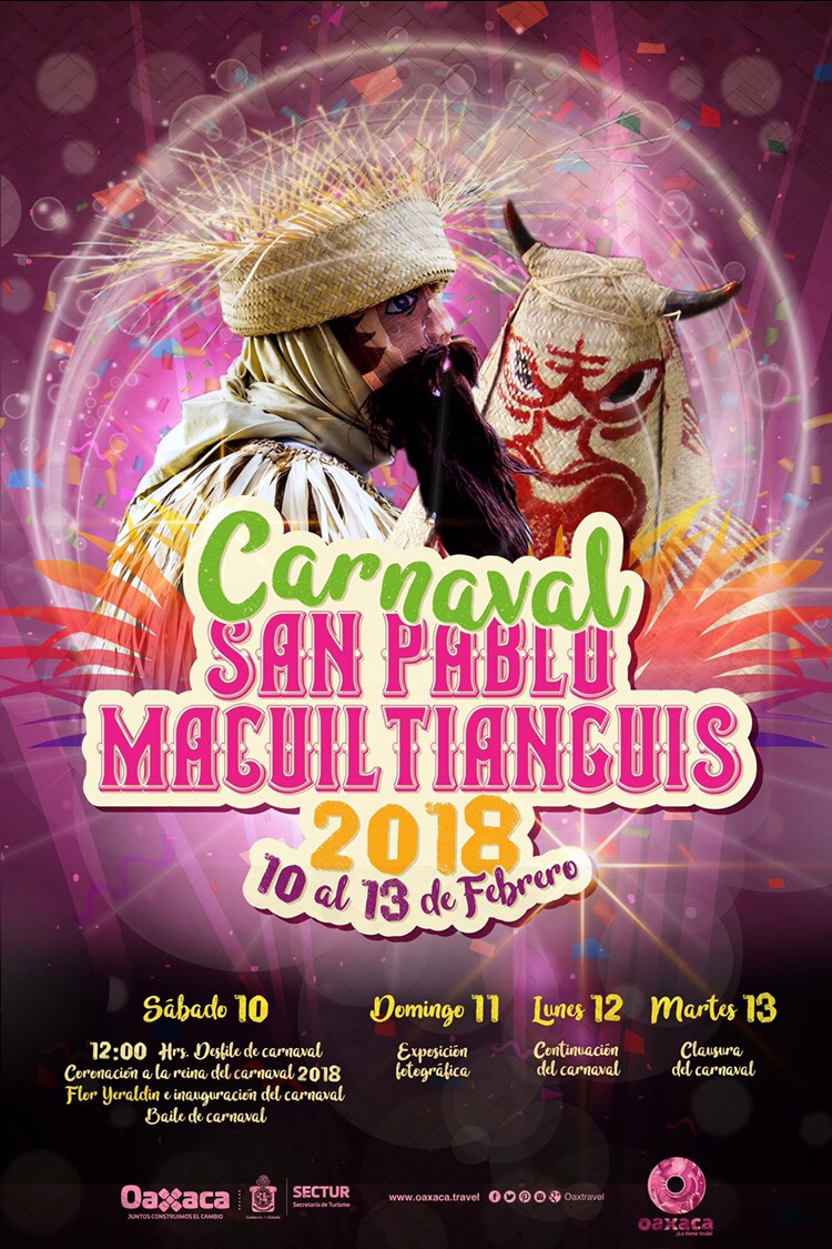 San Pablo Macuiltianguis recibe a visitantes en el Carnaval 2018