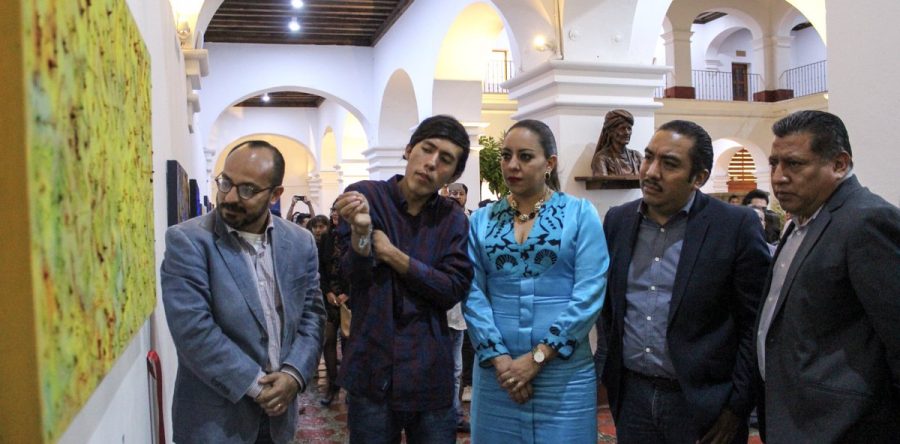 Inauguran exposición pictórica “Vaivén” del Artista plástico Marcos Cortés.