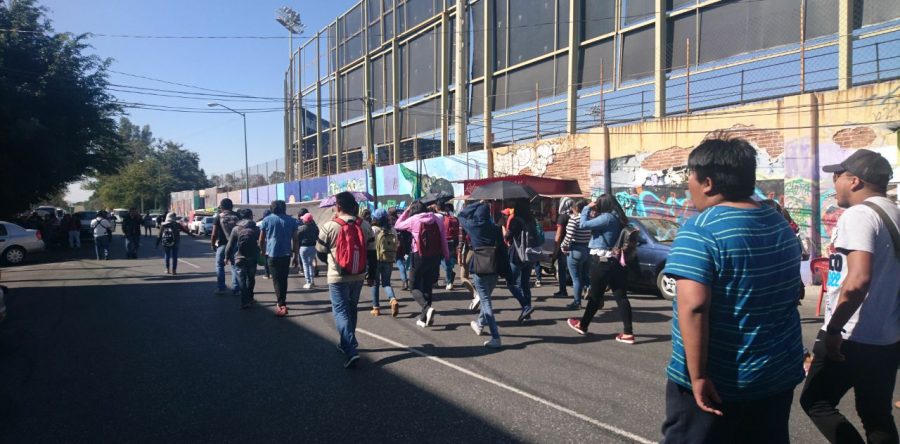 S-22 y normalistas protestas en la DDHPO