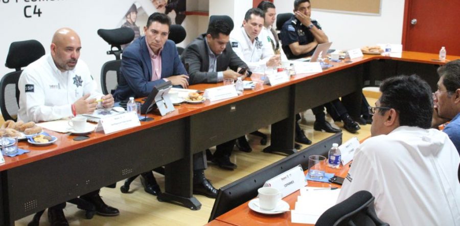Se reúnen autoridades de seguridad pública con COPARMEX