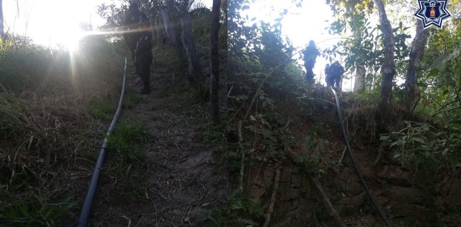 Localizan toma clandestina de hidrocarburo, detienen a tres armados y recuperan vehículos robados: SSPO