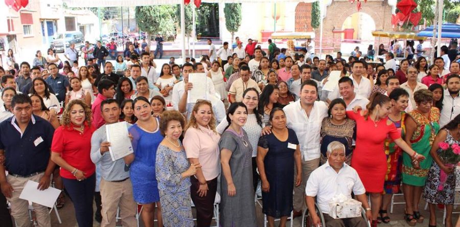 Gobierno de Santa Lucía del Camino, da certeza legal en bodas colectivas 2018: Raúl Cruz