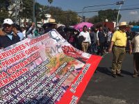 Bloquea S-22 crucero en la Capital