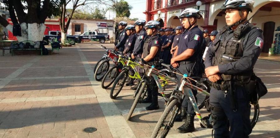 Con la presencia  de “Policías en bicicleta”, se mejoran las acciones para brindar mayor seguridad en Santa Lucía del Camino.