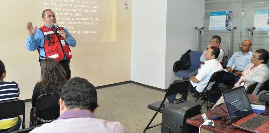 Personal de Gobierno del Estado se capacita en materia de Protección Civil