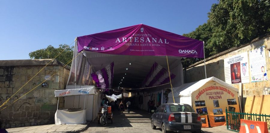 Expo Venta Artesanal Semana Santa 2018 sobre el andador turístico