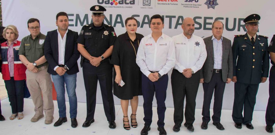 SECTUR Oaxaca y SSPO dan banderazo de salida del Operativo Semana Santa Segura 2018
