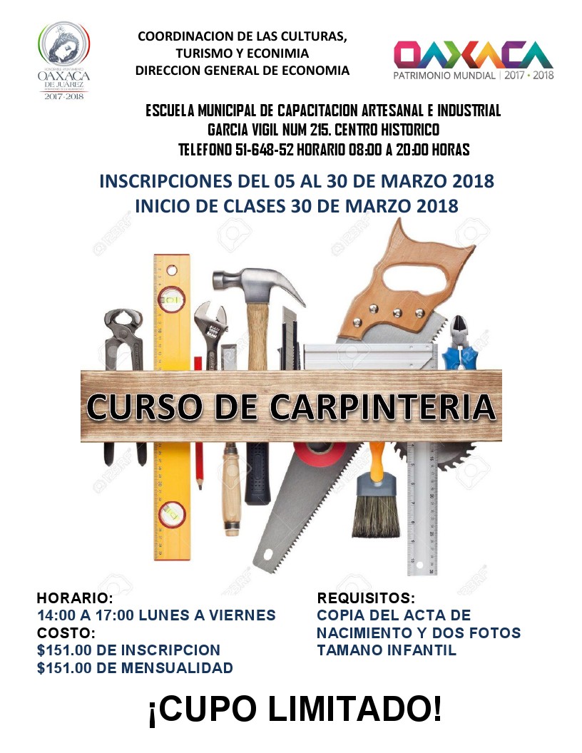 Invitan a participar en cursos de la Escuela Municipal de Capacitación Artesanal e Industrial