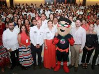 Ivette Morán de Murat encabeza Encuentro Estatal de Alimentación con Presidentas y Presidentes DIF municipales de Oaxaca
