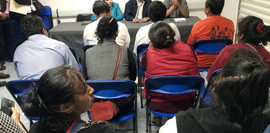 En Nochixtlán, se reúne el Fiscal General con miembros del COVIC