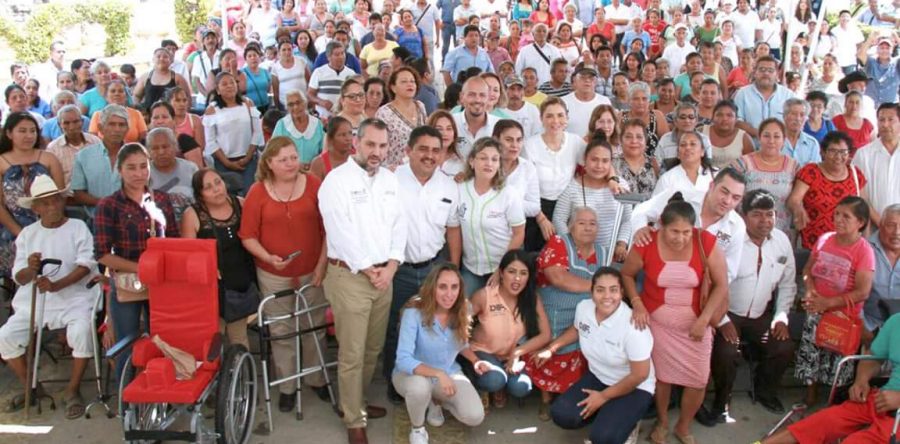 DIF Oaxaca y Beneficencia Pública Estatal  caminan a favor de las familias de la Costa