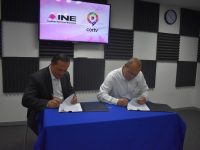 Firman Convenio de Colaboración INE y CORTV