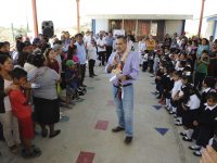 Con la entrega de obras sociales, se atienden demandas de los habitantes de Guadalupe Victoria