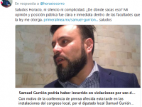 Jesús Romero me corrige la plana en Tuiter: Horacio Corro Espinosa