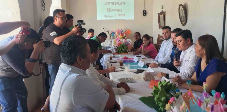 Presentan SECTUR Oaxaca y Aeromar programa de conectividad en la región del Istmo