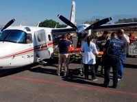 Realiza Ambulancia Aérea dos traslados a Hospital de Alta Especialidad en Galveston, Texas