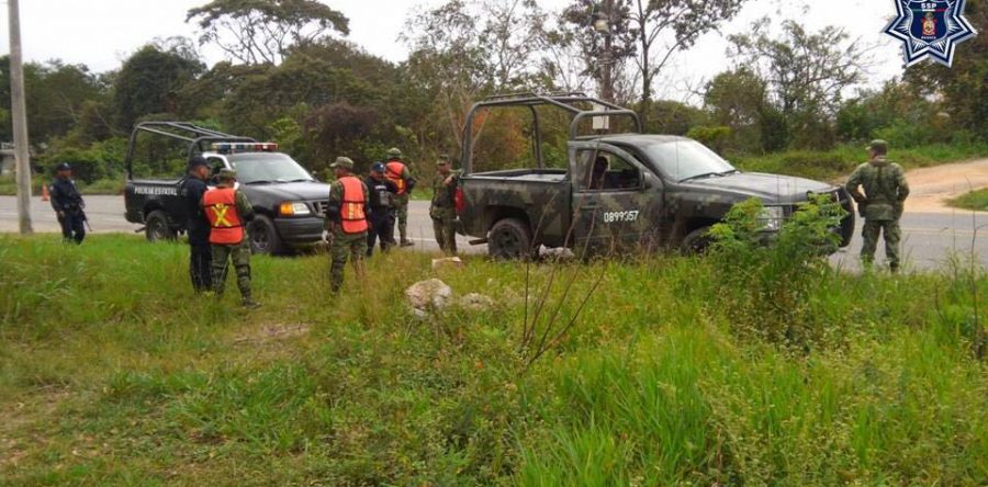 Implementan SSPO y SEDENA táctica de seguridad coordinada, localizan tres paquetes con enervante