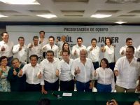 Raúl Bolaños presenta a su equipo de campaña, rumbo al Senado.