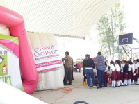 Recorre domo didáctico escuelas de municipios de Valles Centrales