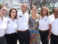 Ivette Morán de Murat participó en la inauguración de la Unidad Básica de Rehabilitación de la capital oaxaqueña