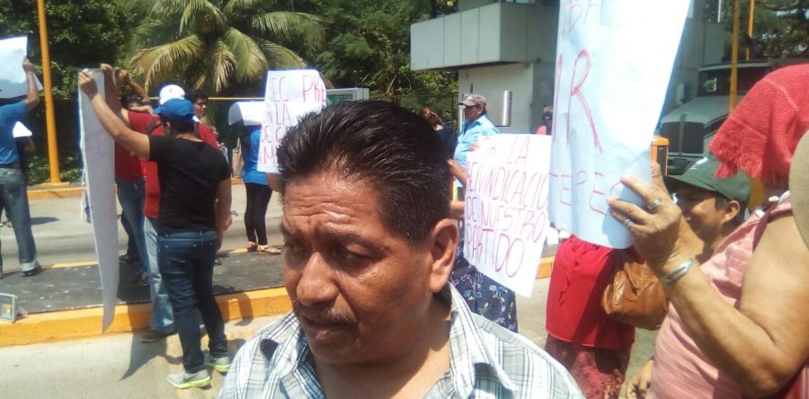 Militantes del PMR protestan en el Istmo