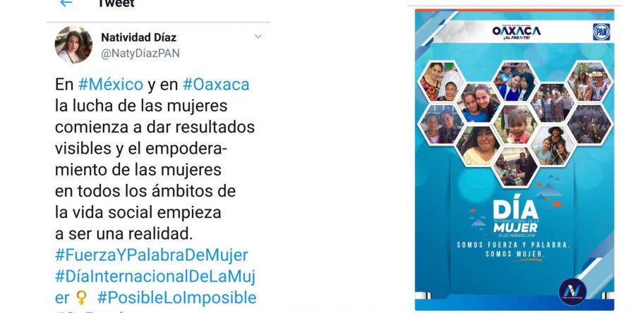 Equivoca fecha líder del PAN; conmemora a mujeres el 25 de febrero y no el 8 de marzo