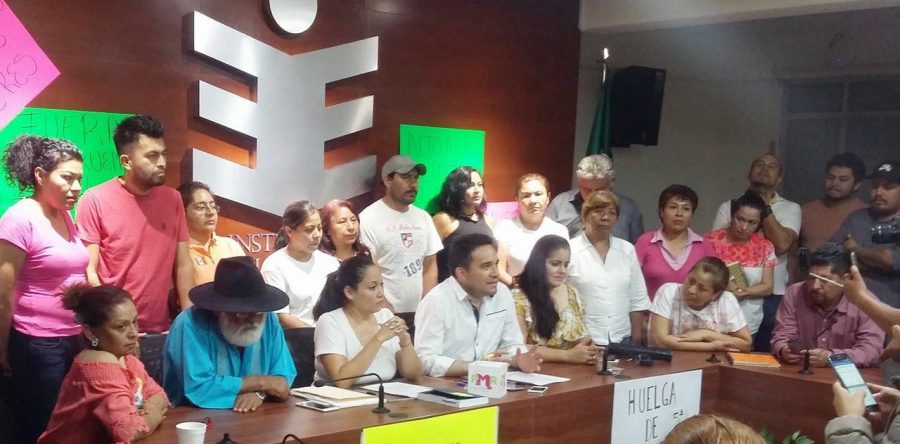 Concluye protesta del PMR en el IEEPCO
