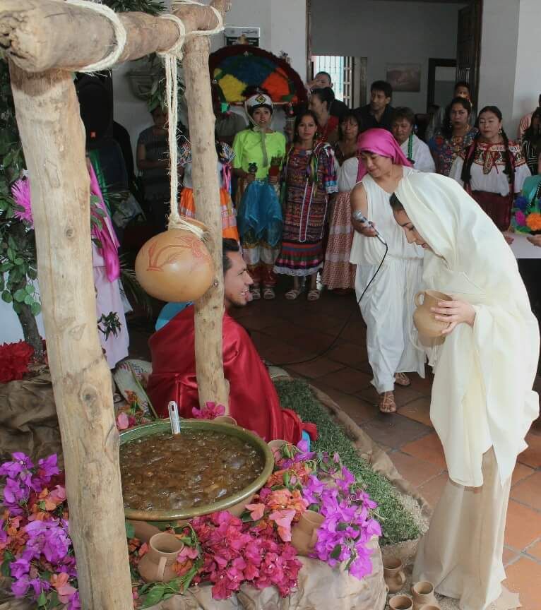 Listas las aguas frescas para esta samaritana