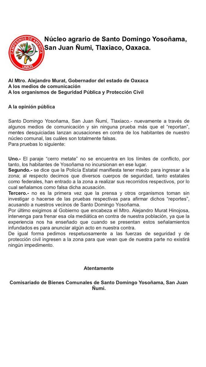 Niega Yosoñama incendiar parajes de Mixtepec; se victimiza y acusa de ola medica en su contra