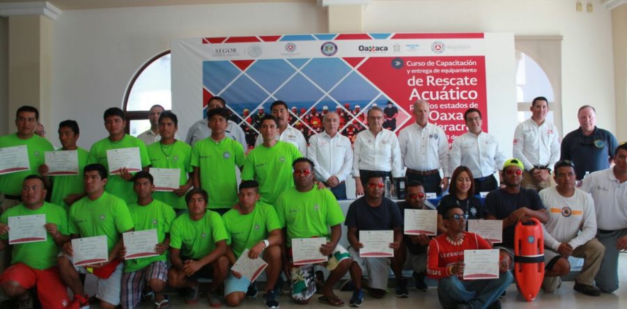 Clausuran trabajos de curso de rescate acuático y entregan equipo: CEPCO