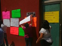 Protestan sindicalizados de Sectur en sus oficinas