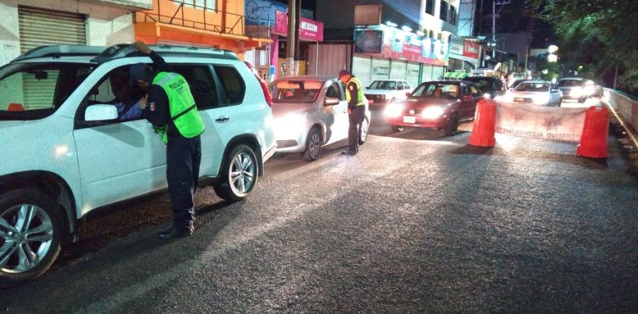 Detiene Policía Vial a 23 conductores en Operativo Alcoholímetro