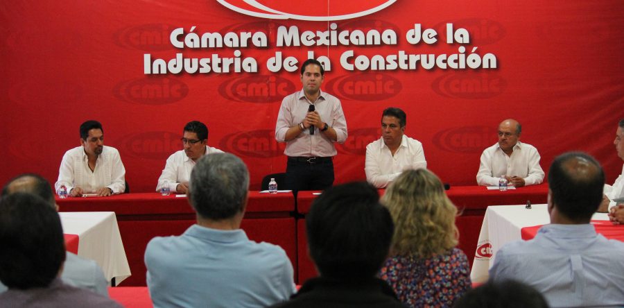 Convoca Raúl Bolaños Cacho Cué a integrar agenda conjunta a favor del sector de la construcción