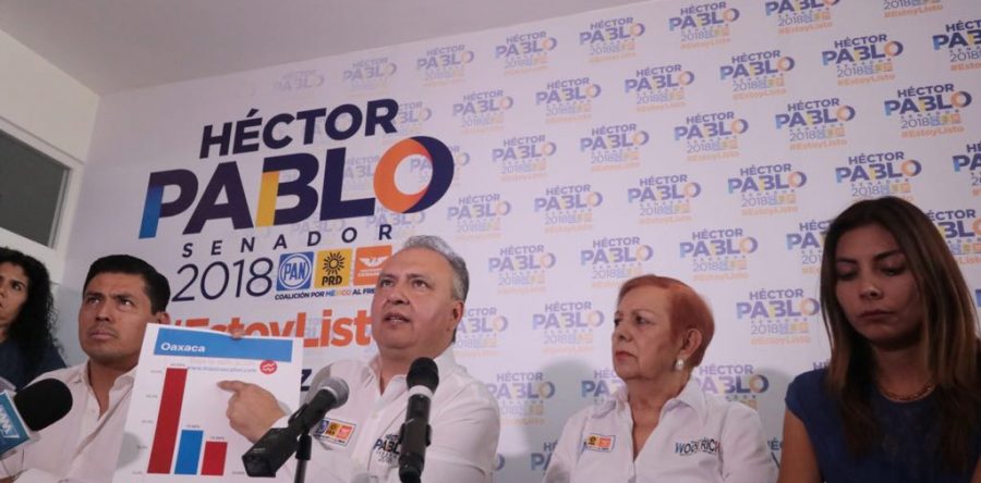 Héctor Pablo alcanza y remonta al PRI en sólo 12 días de campaña