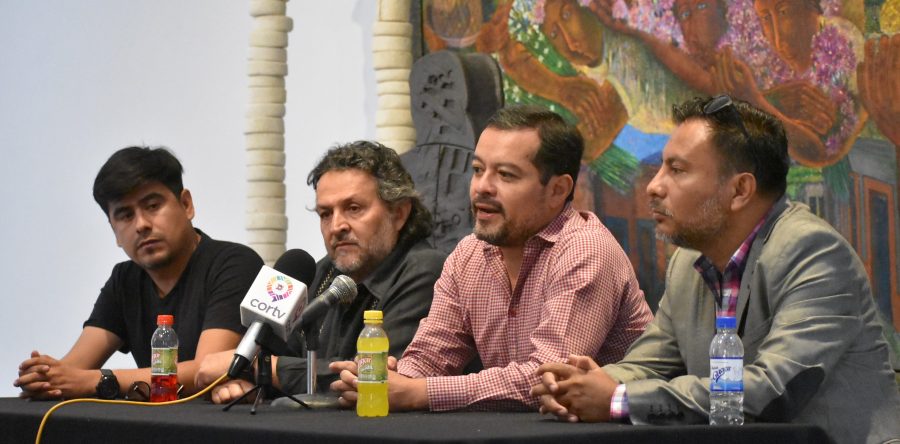 Adán Paredes presenta su obra en el Museo de los Pintores Oaxaqueños (MUPO).