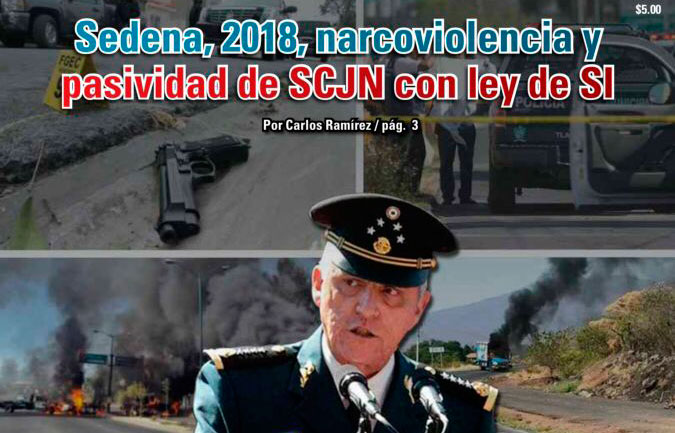 Sedena, 2018, narcoviolencia y pasividad de SCJN con ley de SI: Carlos Ramírez