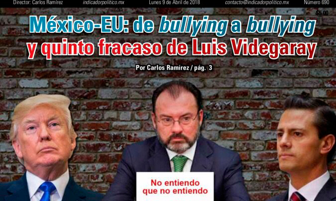 México-EU: de bullying a bullying y quinto fracaso de Luis Videgaray: Carlos Ramírez