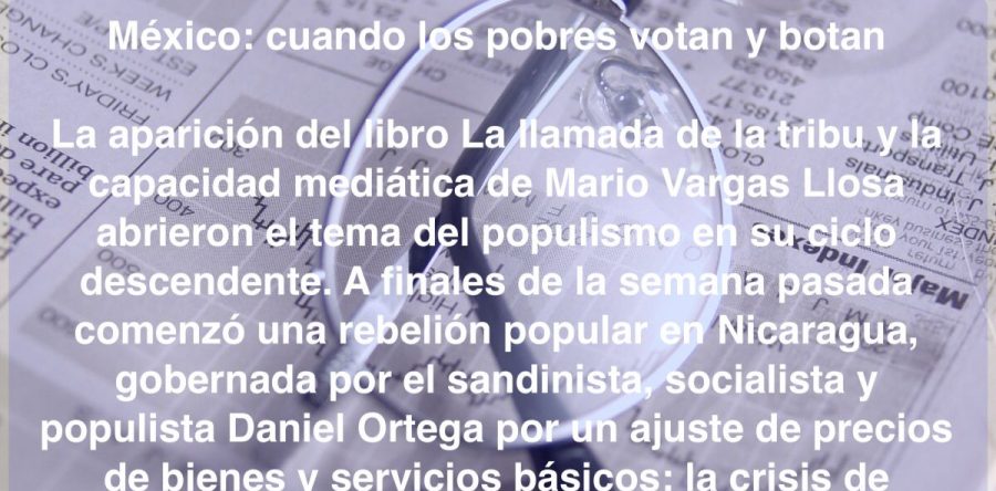 México: cuando los pobres votan y botan: Carlos Ramírez