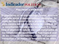 Populismo a las puertas: Carlos Ramírez