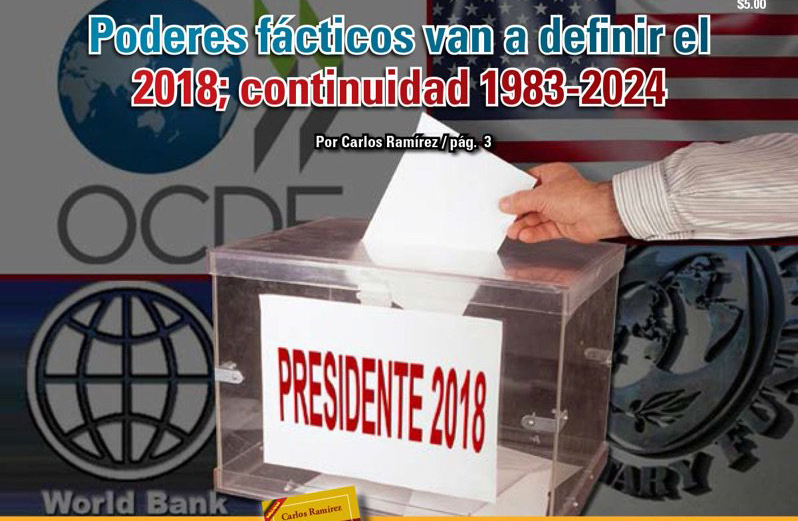 Poderes fácticos van a definir el 2018; continuidad 1983-2024: Carlos Ramírez