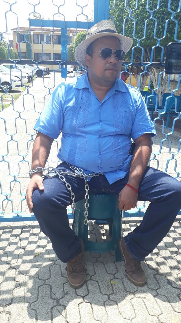 En huelga de hambre el Presidente del Consejo Regulador  del Mezcal