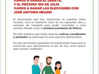 Pretendieron  posicionar a Meade en redes sociales con manual para debate