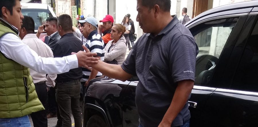 Familiares de los desaparecidos  de Tlaxcala acudieron a Palacio de Gobierno