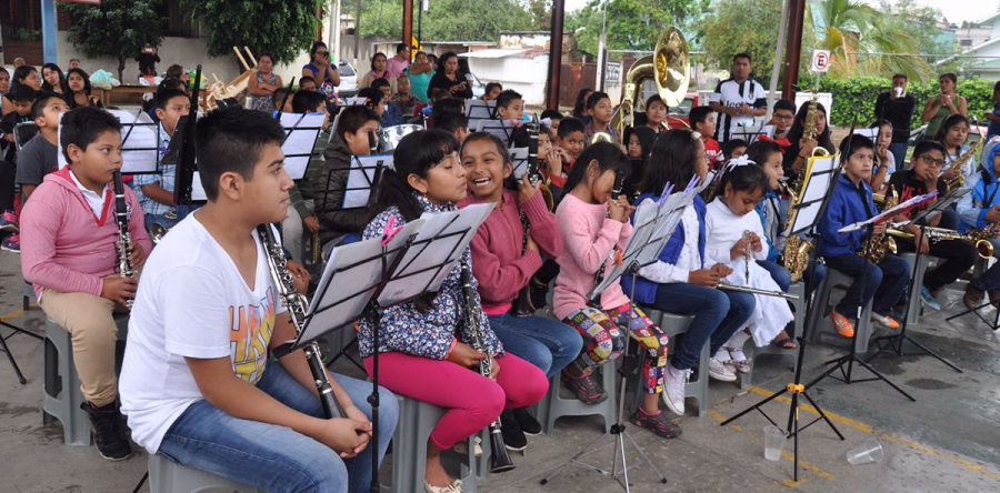 Conoce a la Banda de Música Infantil y Juvenil de Santa Lucía, 14 de abril su primera presentación