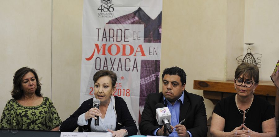 Conversatorio Oaxaca y Tarde de Moda, engalanarán el 486 Aniversario de la Ciudad