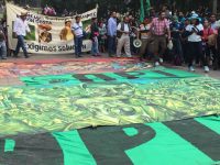 Marcha la API en la Capital