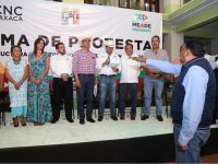 Toma protesta Raúl Bolaños a Raciel Hernández, comisionado nacional en Oaxaca de la CNC