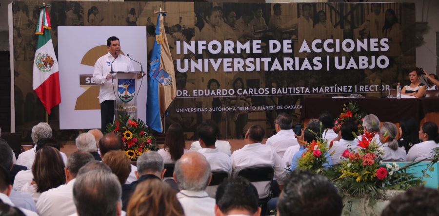 Subsidio justo e igualitario, demanda Rector UABJO en 2º informe de trabajo