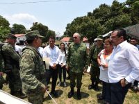 Constatan Gobierno de Oaxaca y SEDENA avances de reconstrucción de viviendas en Jamiltepec