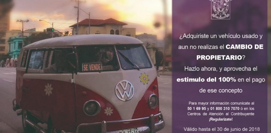 Continuarán vigentes los descuentos en impuestos vehiculares, hasta el 30 de junio
